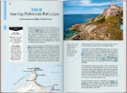 Buchcover und Innenansicht für das Buch: DUMONT Reise-Taschenbuch Reiseführer Bretagne