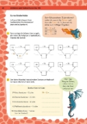 Buchcover und Innenansicht für das Buch: Klett Team Drachenstark: Das große Trainingsbuch Mathe 2. Klasse