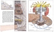 Buchcover und Innenansicht für das Buch: David Macaulay's großes Buch der Bautechnik