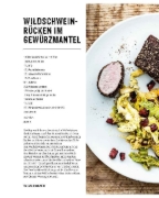 Buchcover und Innenansicht für das Buch: Wild grillen