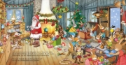 Buchcover und Innenansicht für das Buch: Mein allererstes Wimmelbuch: Fröhliche Weihnachten