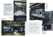 Buchcover und Innenansicht für das Buch: Tiny Homes: Wohnideen für kleine Räume
