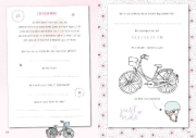 Buchcover und Innenansicht für das Buch: Spring in eine Pfütze! Mein perfekter Frühling/ Mein perfekter Sommer. Wendebuch