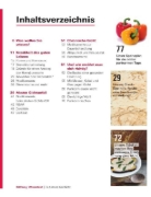 Buchcover und Innenansicht für das Buch: Gut essen bei Gicht