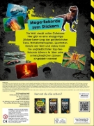 Buchcover und Innenansicht für das Buch: Das gefährlichste Stickerheft der Welt
