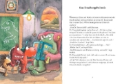 Buchcover und Innenansicht für das Buch: Alles klar! Der kleine Drache Kokosnuss erforscht die Dinosaurier
