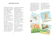 Buchcover und Innenansicht für das Buch: Alles klar! Der kleine Drache Kokosnuss erforscht die Dinosaurier