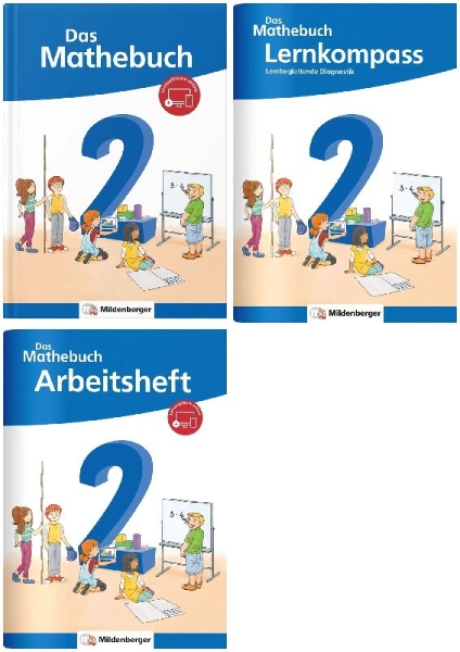 Buchcover und Innenansicht für das Buch: Das Mathebuch 2 Neubearbeitung - Paket