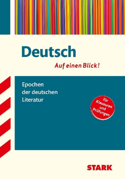 Buchcover und Innenansicht für das Buch: Deutsch - auf einen Blick!  Epochen der deutschen Literatur