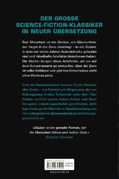 Buchcover und Innenansicht für das Buch: Stalker