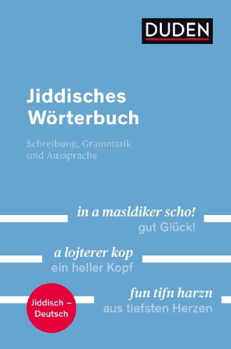 Buchcover und Innenansicht für das Buch: Duden - Jiddisches Wörterbuch
