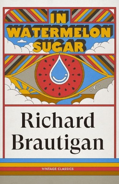 Buchcover und Innenansicht für das Buch: In Watermelon Sugar