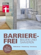 Buchcover und Innenansicht für das Buch: Barrierefrei bauen und sanieren