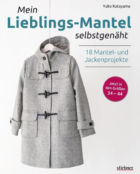 Buchcover und Innenansicht für das Buch: Mein Lieblings-Mantel selbstgenäht