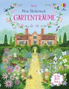 Buchcover und Innenansicht für das Buch: Mein Stickerbuch: Gartenträume