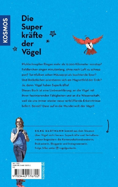 Buchcover und Innenansicht für das Buch: Die Superkräfte der Vögel