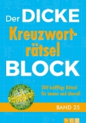 Buchcover und Innenansicht für das Buch: Der dicke Kreuzworträtsel-Block Band 25