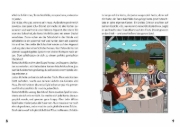 Buchcover und Innenansicht für das Buch: Die drei ??? Kids, Mission Spiele-Code