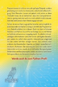 Buchcover und Innenansicht für das Buch: Python für Einsteiger
