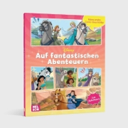Buchcover und Innenansicht für das Buch: Disney: Meine ersten Comic-Geschichten: Auf fantastischen Abenteuern