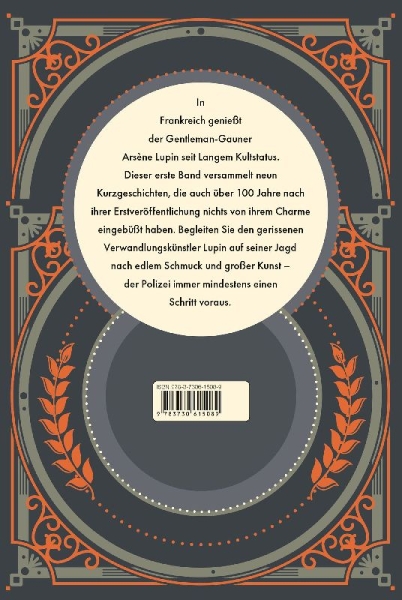 Buchcover und Innenansicht für das Buch: Arsène Lupin, gentleman-cambrioleur