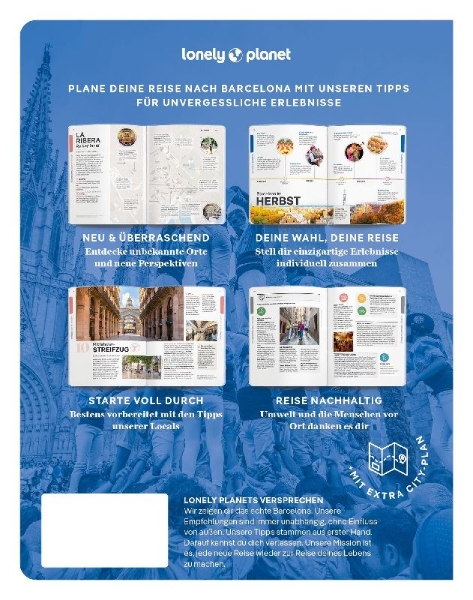 Buchcover und Innenansicht für das Buch: LONELY PLANET Reiseführer Entdecke Barcelona