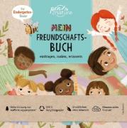 Buchcover und Innenansicht für das Buch: Mein Freundschaftsbuch. Eintragen, Malen, Erinnern - Für Kinder ab 3 Jahren