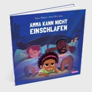 Buchcover und Innenansicht für das Buch: Amma kann nicht einschlafen