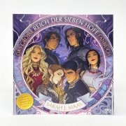 Buchcover und Innenansicht für das Buch: A Court of Thorns and Roses - Coloring Book