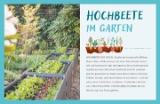 Buchcover und Innenansicht für das Buch: Gärtnern mit dem Hochbeet