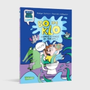 Buchcover und Innenansicht für das Buch: Bo im Klo