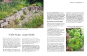 Buchcover und Innenansicht für das Buch: Welche Pflanze passt wohin im Naturgarten?