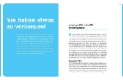Buchcover und Innenansicht für das Buch: Spurlos im Internet
