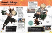 Buchcover und Innenansicht für das Buch: My Hero Academia Lexikon der Figuren
