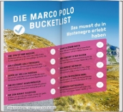Buchcover und Innenansicht für das Buch: MARCO POLO Reiseführer Montenegro
