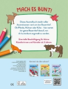 Buchcover und Innenansicht für das Buch: Malbuch Bauernhof