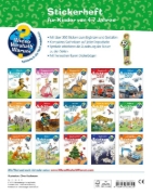 Buchcover und Innenansicht für das Buch: Wieso? Weshalb? Warum? Stickerheft: Fußball