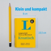Buchcover und Innenansicht für das Buch: Langenscheidt Universal-Wörterbuch Kroatisch