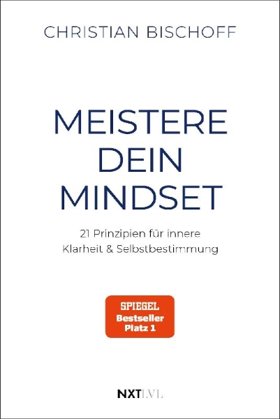 Buchcover und Innenansicht für das Buch: Meistere dein Mindset