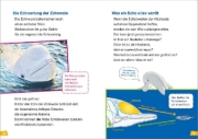 Buchcover und Innenansicht für das Buch: WAS IST WAS Erstes Lesen Band 1. Wale und Delfine