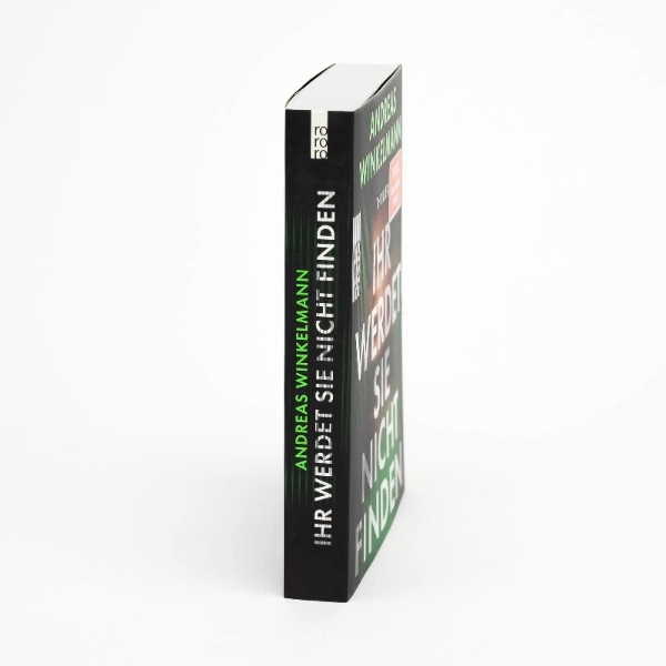 Buchcover und Innenansicht für das Buch: Ihr werdet sie nicht finden