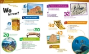 Buchcover und Innenansicht für das Buch: WAS IST WAS Band 141 Archäologie. Schätze der Vergangenheit