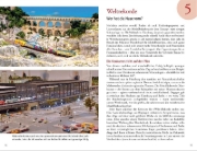 Buchcover und Innenansicht für das Buch: 101 Dinge, die man über das Miniatur Wunderland wissen muss