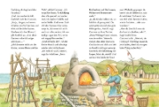 Buchcover und Innenansicht für das Buch: Der kleine Drache Kokosnuss - Abenteuer & Wissen - Die Wikinger