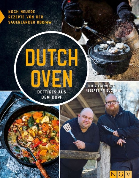 Buchcover und Innenansicht für das Buch: Dutch Oven - Deftiges aus dem Dopf