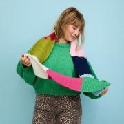Buchcover und Innenansicht für das Buch: Happy Knits