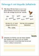 Buchcover und Innenansicht für das Buch: Fit für Deutsch 2. Klasse. Mein 5-Minuten-Block