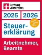 Buchcover und Innenansicht für das Buch: Steuererklärung 2025/2026 - Arbeitnehmer, Beamte