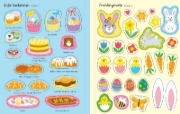 Buchcover und Innenansicht für das Buch: Mein erstes Stickerbuch: Wir feiern Ostern
