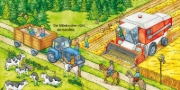 Buchcover und Innenansicht für das Buch: Buggy-Bücher: Mein Buggy-Wimmelbuch: Bauernhof